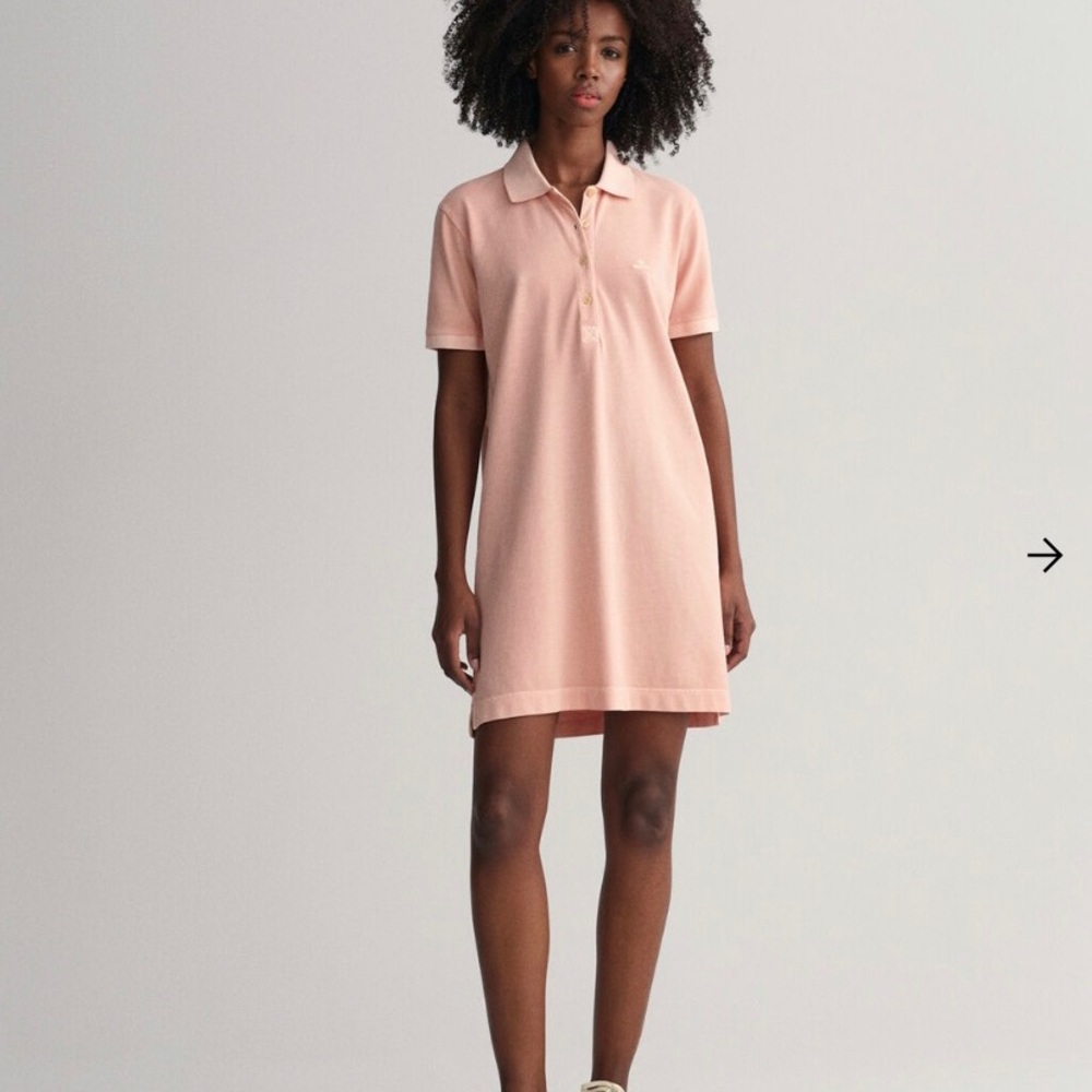 Gant Sunfaded Pique Polo Mini Dress Size Large